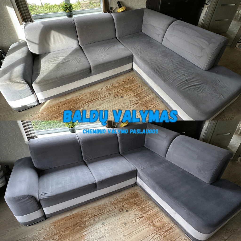 cheminio valymo galerija prieš / po (rezultatai) balduvalymas.pro