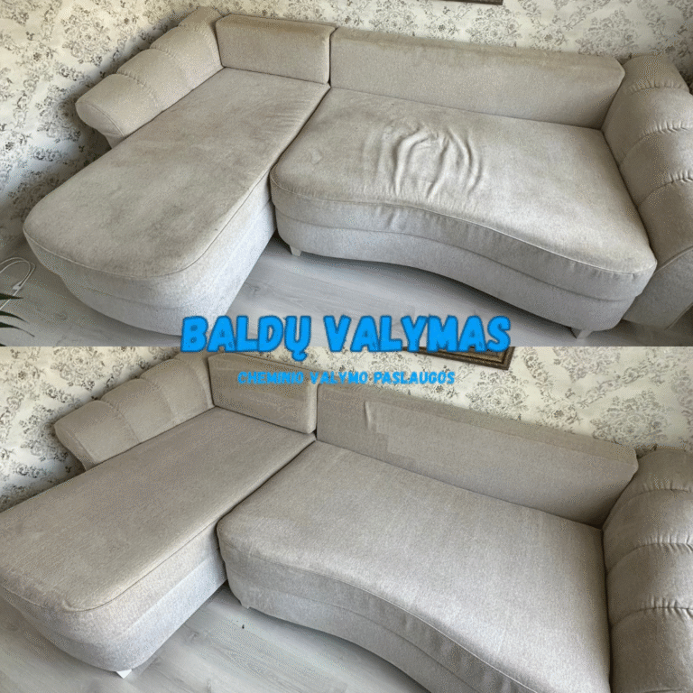 Диван до профессиональной чистки мебели, видны пятна и загрязнения