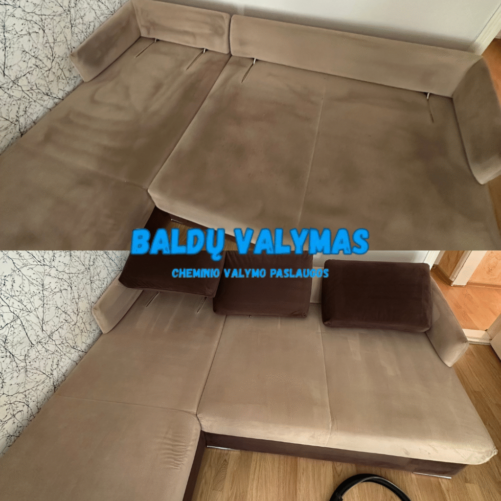 cheminio valymo galerija prieš / po (rezultatai) balduvalymas.pro