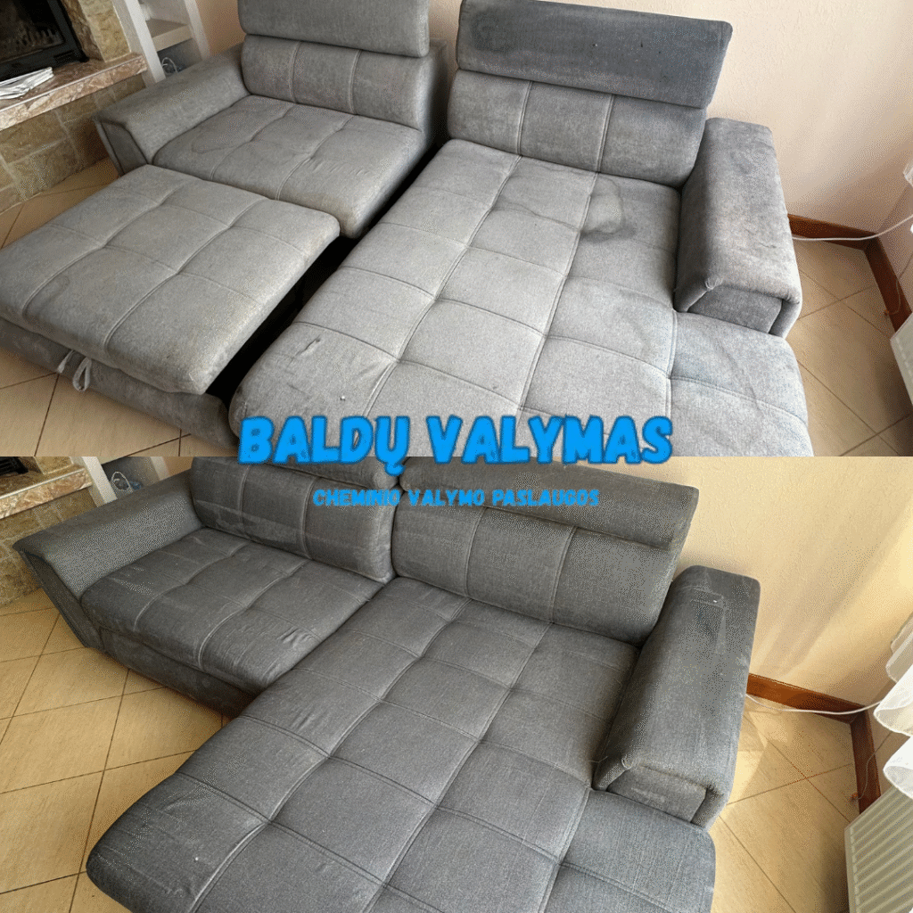 cheminio valymo galerija prieš / po (rezultatai) balduvalymas.pro