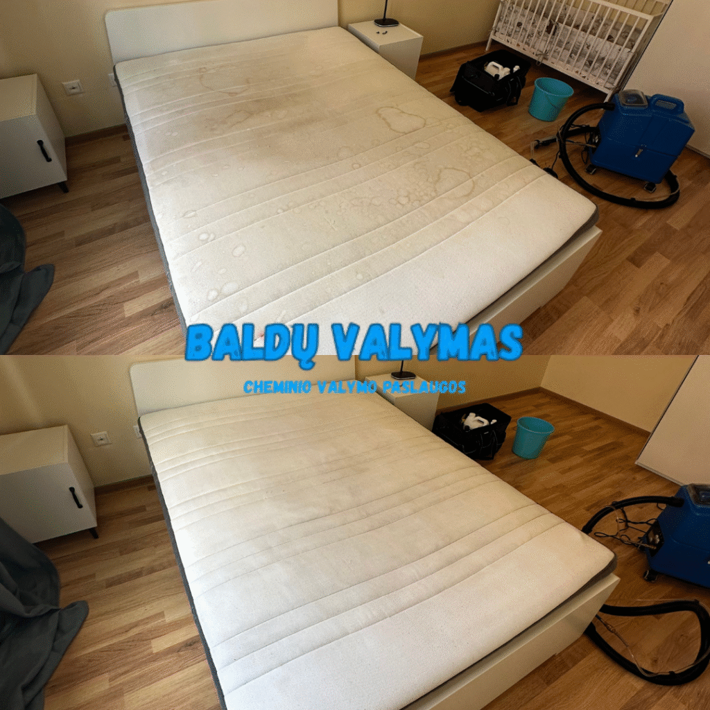 cheminio valymo galerija prieš / po (rezultatai) balduvalymas.pro