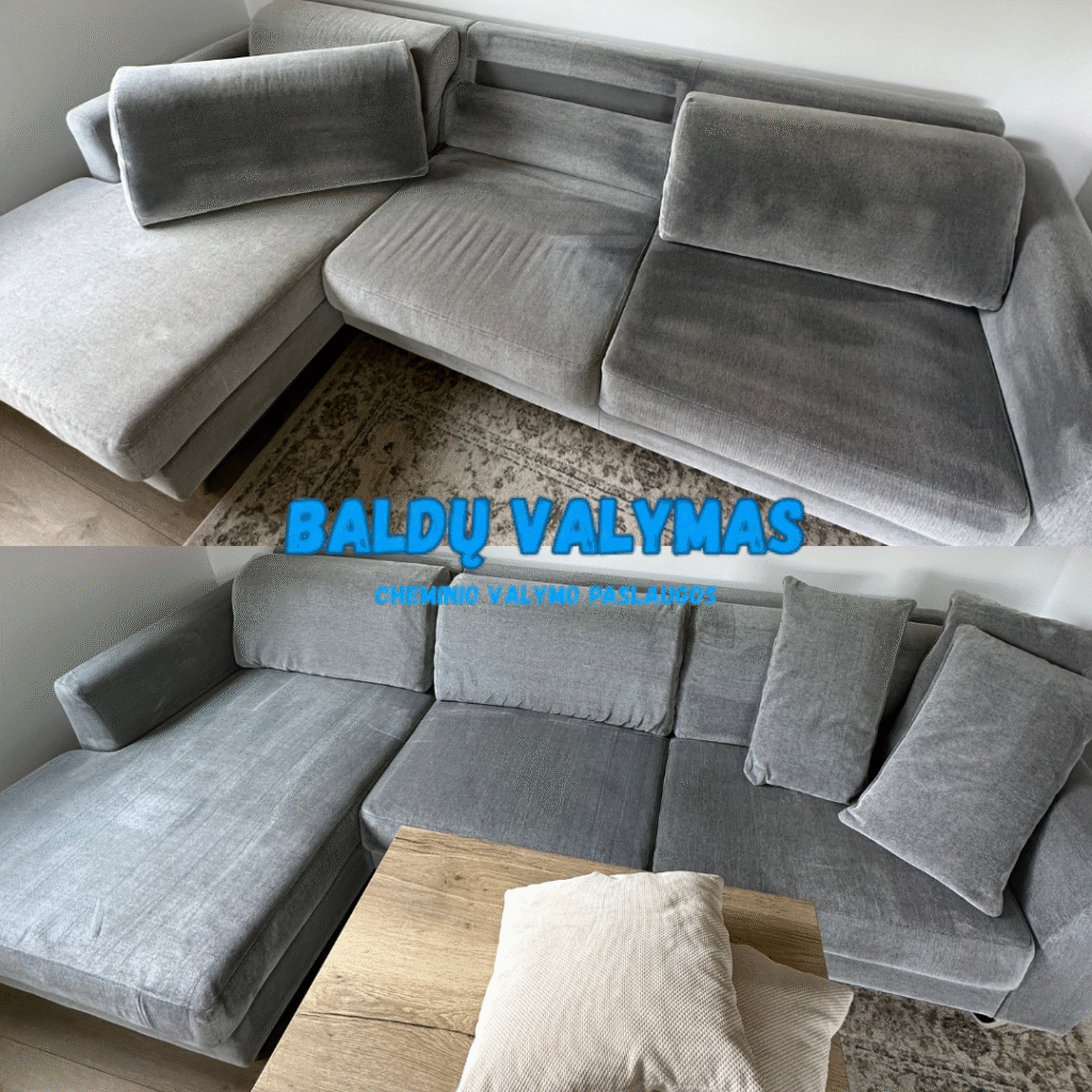 cheminio valymo galerija prieš / po (rezultatai) balduvalymas.pro