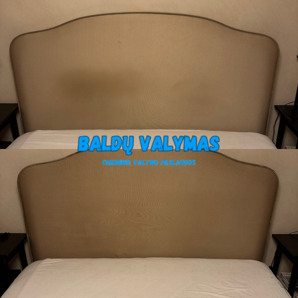 cheminio valymo galerija prieš / po (rezultatai) balduvalymas.pro