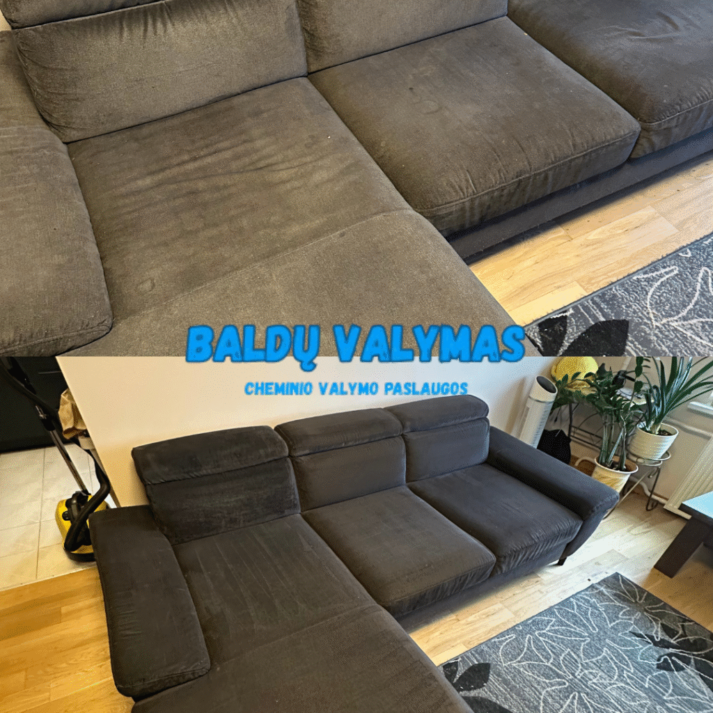 cheminio valymo galerija prieš / po (rezultatai) balduvalymas.pro