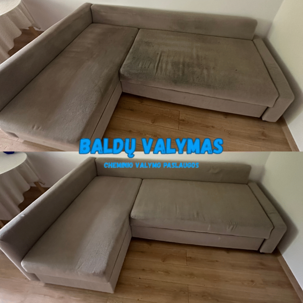 cheminio valymo galerija prieš / po (rezultatai) balduvalymas.pro